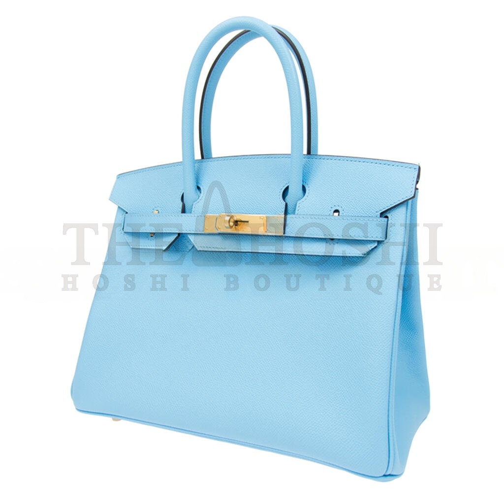 H**me5 BIRKIN 25 SKY BLUE TOP HANDLE BAG BK307NEPGP (25*20*13cm) Master Quality